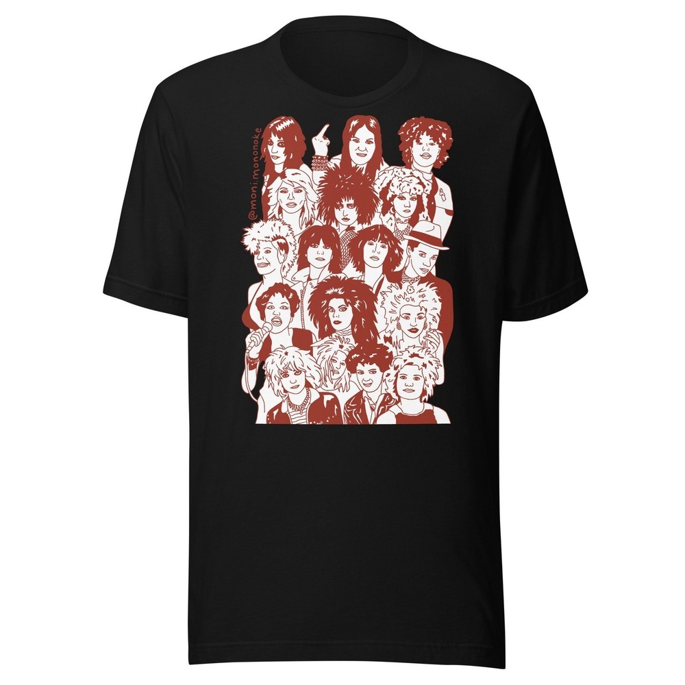Women Of Punk T-shirt In Black